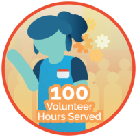 100 Volunteer Hours Served